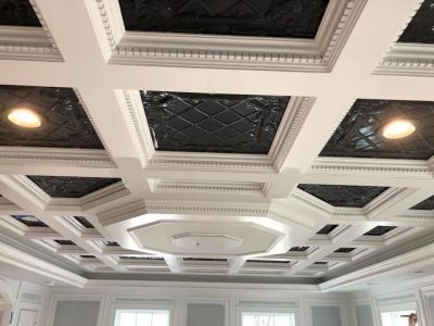 custom coffered ceiling