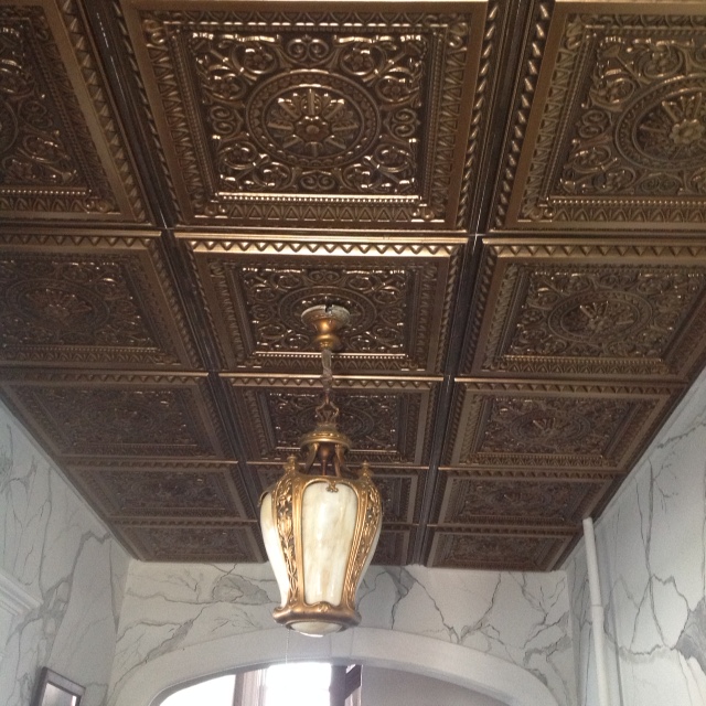 new hall ceiling