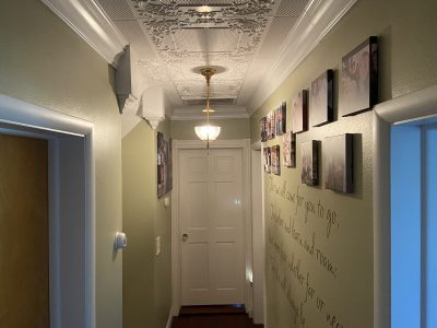 stairway hallway remodel