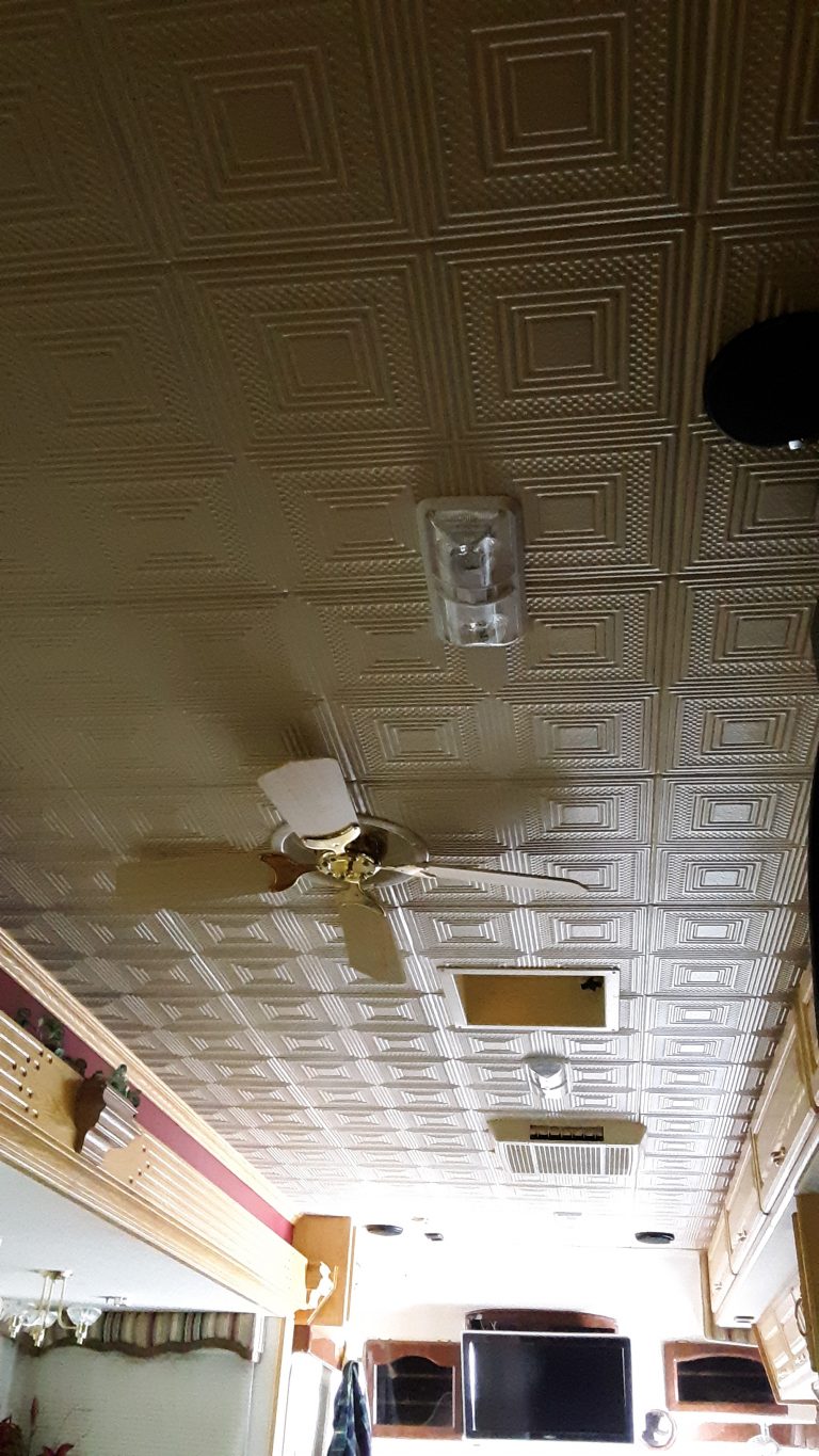 no more carpet on motorhome ceiling 