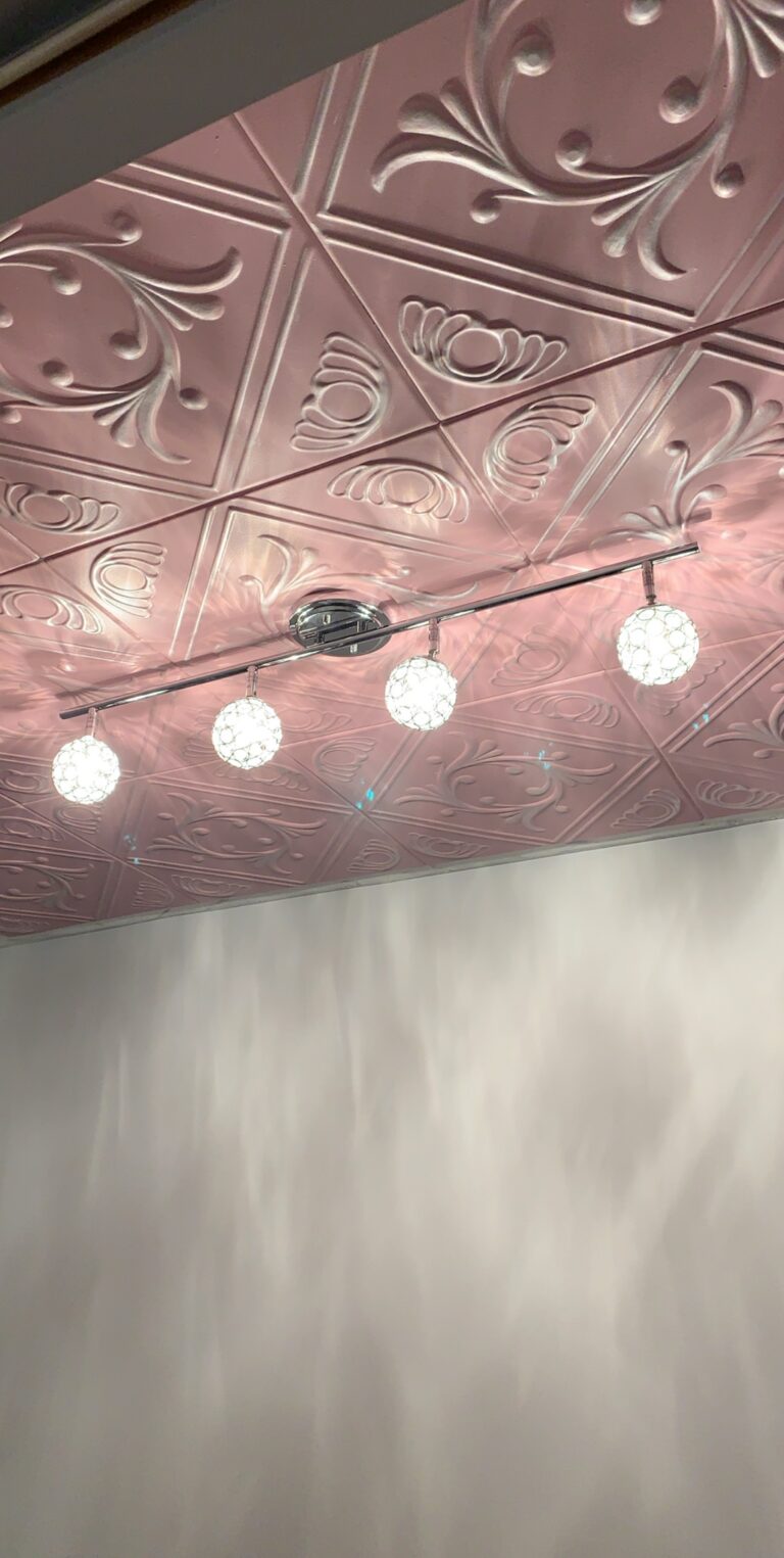 glam master bedroom walk in closet ceiling