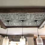 Elizabethan shield faux tin ceiling tile 24 in x 24 in dct 04