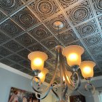 Grandmas doilies quartet faux tin ceiling tile glue up 24 in x 24 in 117 3