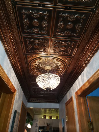 hallway ceiling transformed