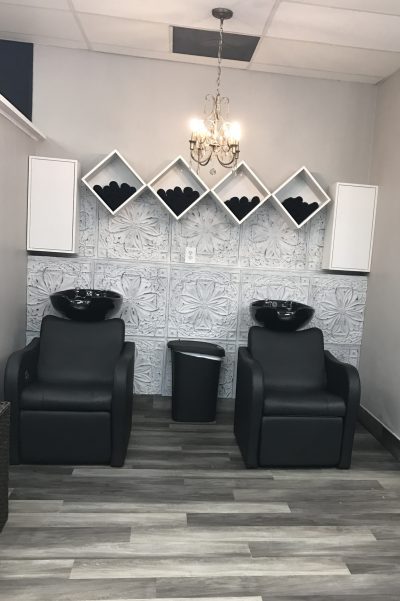 salon wash area