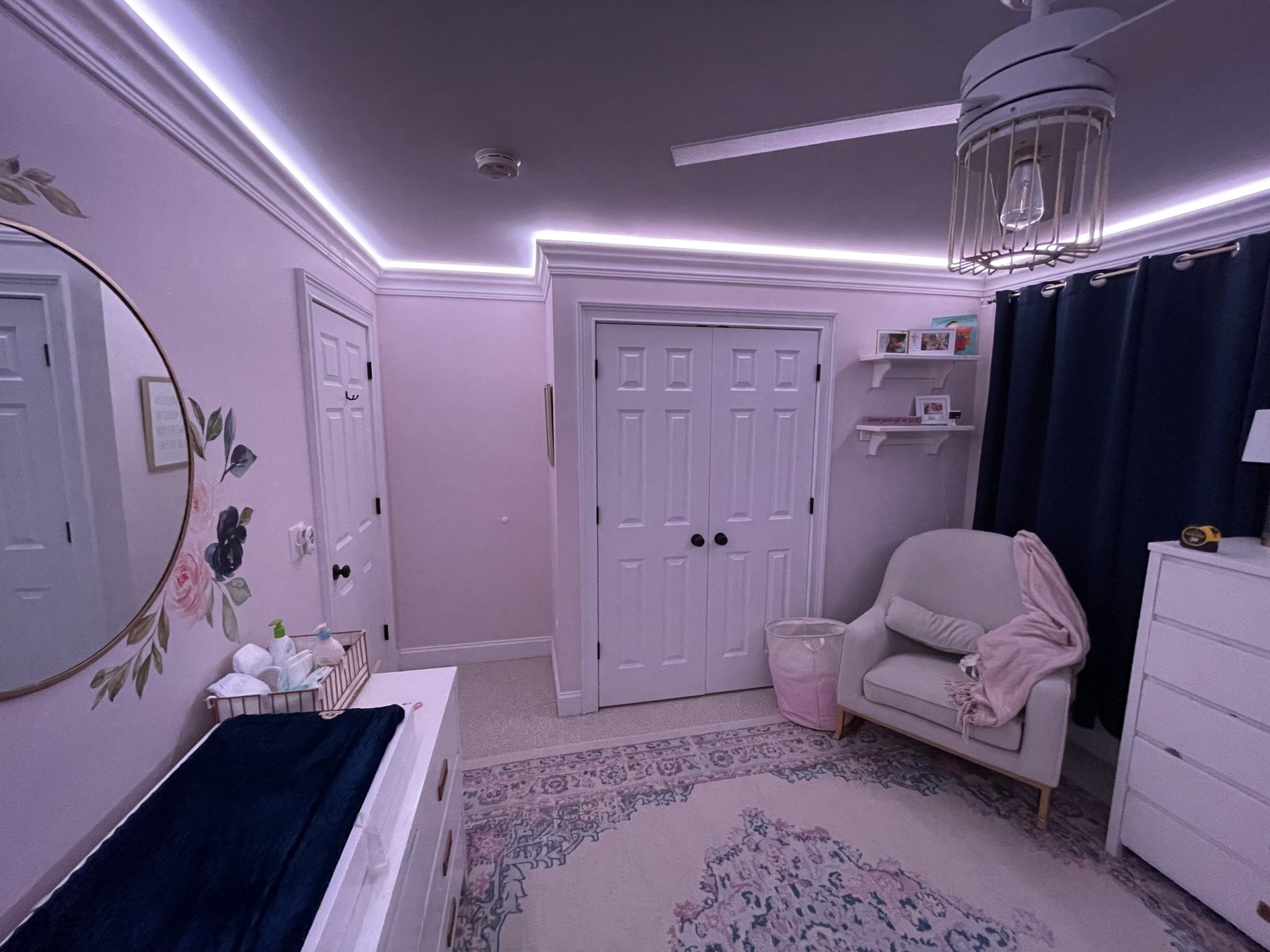 gianna rsquo s bedroom 5 rdquo crown with led lights