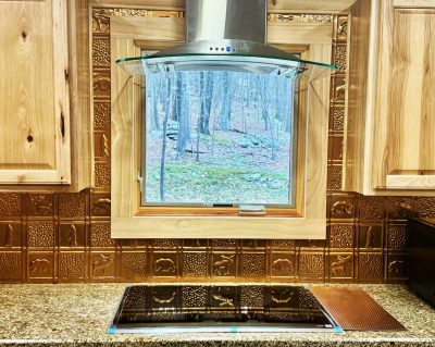 kitchen remodel with gwen s cabin copper backsplash