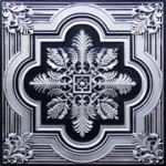 Large Snowflake - Faux Tin Ceiling Tile - 24"x24" - #206