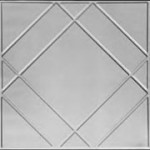 Floating Geometry - Tin Ceiling Tile - #2404
