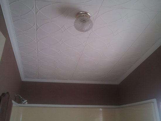 Circles and Stars – Styrofoam Ceiling Tile – 20″x20″ – #R82