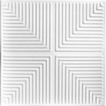 Pyramid Illusion - Styrofoam Ceiling Tile - 20"x20" - #R06