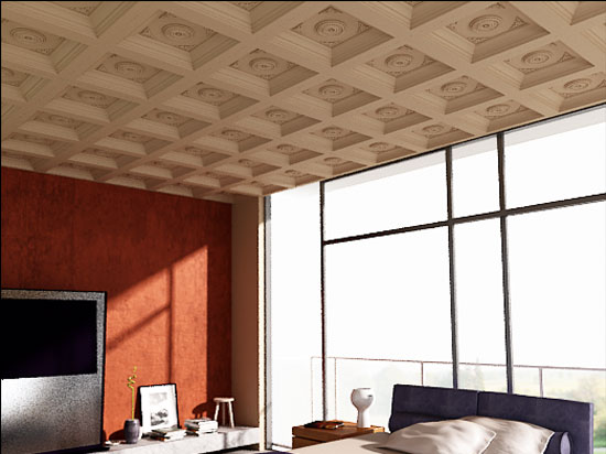Royal – Urethane Ceiling Tile – 24″x24″ – #CT24X24RO
