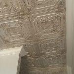 Elizabethan Shield - Faux Tin Ceiling Tile - 24"x24" - #DCT 04