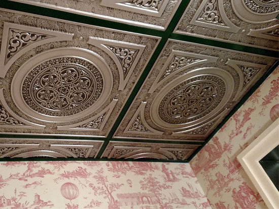 Steampunk – Faux Tin Ceiling Tile – 24″x24″ – #225