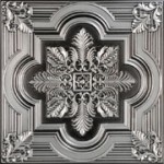 Large Snowflake - Faux Tin Ceiling Tile - 24 in x 24 in - #206