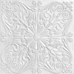 Spanish Silver - Styrofoam Ceiling Tile - 20"x20" - #R139