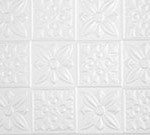 Flower Power - Aluminum Backsplash Tile - #0612