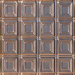 Times Squares - Copper Ceiling Tile - #0601