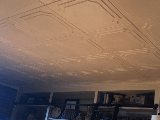 The Virginian – Styrofoam Ceiling Tile – 20″x20″ – #R08