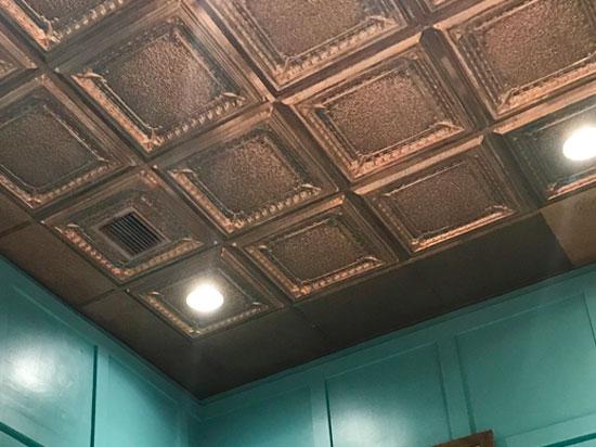Jackson Square – Copper Ceiling Tile – 24″ x 24″ – #2431