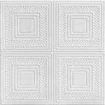 Nested Squares - Styrofoam Ceiling Tile - 20"x20" - #R11