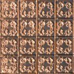 Autumn Leaves - Copper Ceiling Tile - 24" x 24" - #0608
