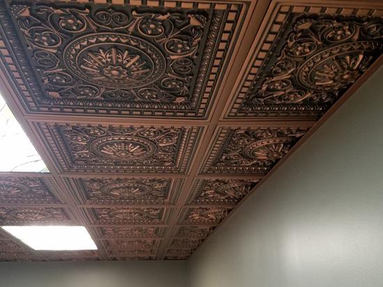 Da Vinci Faux Tin Ceiling Tile Drop, Drop Ceiling Tiles 2×4