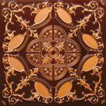 Golden Prague – Faux Tin Ceiling Tile – Glue up – 24″x24″ – #218