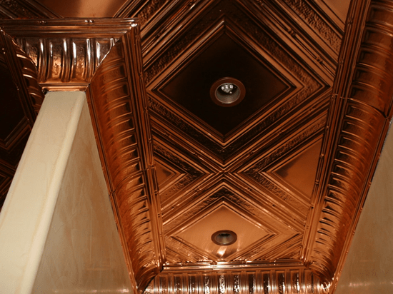 Savannah Square – Copper Ceiling Tile – #2402