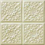 Sweet Bouquets - Faux Tin Ceiling Tile - Glue up - 24"x24" - #109