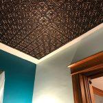 Gothic Reims - Faux Tin Ceiling Tile - 24"x24" - #150 Antique Gold
