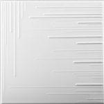 Skyline - Styrofoam Ceiling Tile - 20"x20" - #R130 - Plain White