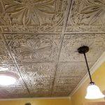 Faux Tin Ceiling Tile - 24 x 24 - #DCT 10 - Old Black White