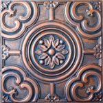 Faux Tin Ceiling Tile - 24"x24" - #DCT 50 - Rustic Copper