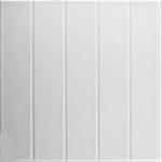 Bead Board - Styrofoam Ceiling Tile - 20"x20" - #R104 - Ultra Pure White