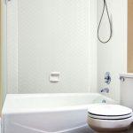 Herringbone Tile - MirroFlex - Tub And Shower Walls
