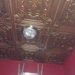 Elizabethan Shield - Faux Tin Ceiling Tile - 24"x24" - #DCT 04 - Aged Copper