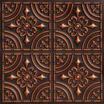 Wrought Iron - Faux Tin Ceiling Tile - Glue up - 24"x24" - #205