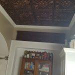 Wrought Iron - Faux Tin Ceiling Tile - Glue up - 24"x24" - #205 - Antique Copper