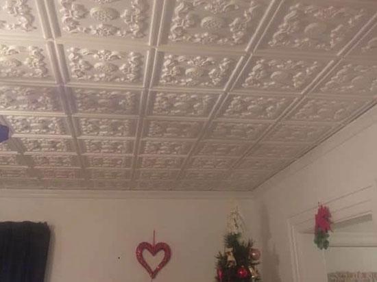 Le Chateau – Faux Tin Ceiling Tile – Glue up – 24″x24″ – #130