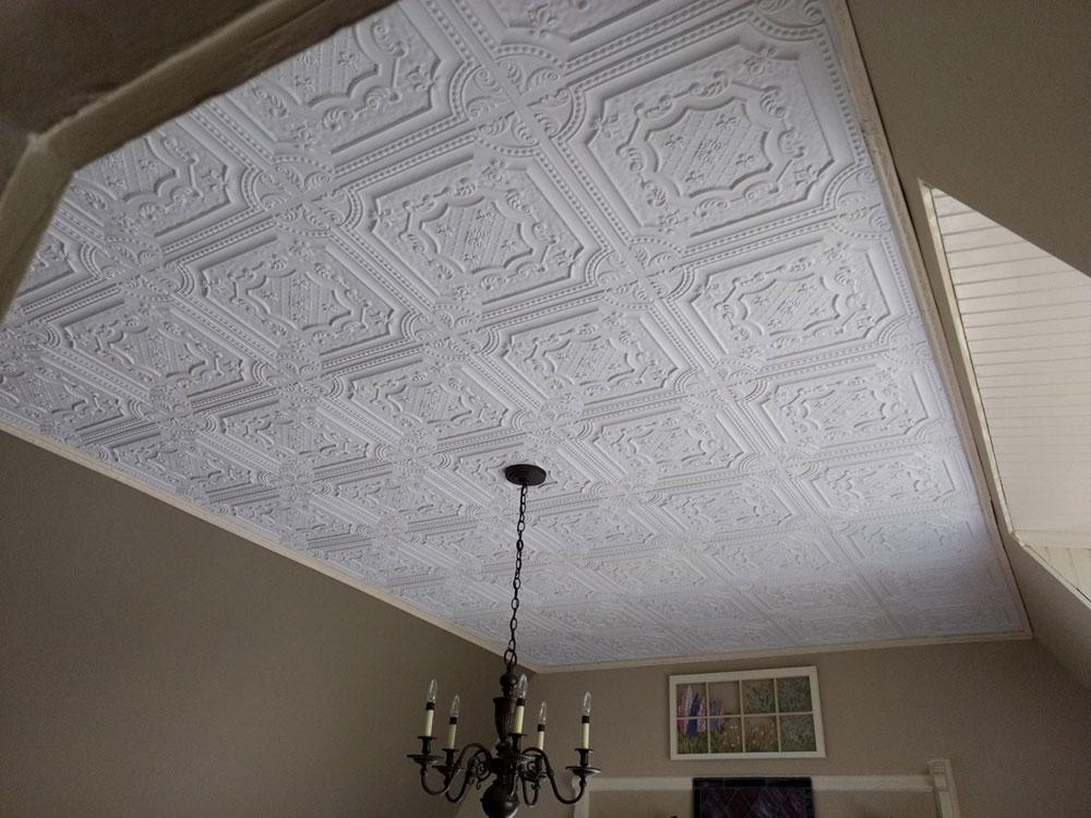 Elizabethan Shield – Faux Tin Ceiling Tile – 24″x24″ – #DCT 04 – Idea ...