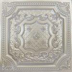 Elizabethan Shield - Faux Tin Ceiling Tile - 24"x24" - #DCT 04
