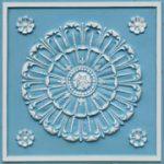 Aegean Seashell - Faux Tin Ceiling Tile - 24 in x 24 in - #151