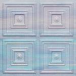 Deco Seashore - Faux Tin Ceiling Tile - Glue up - 24"x24" - #112
