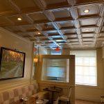 Rossini – Shanko – Powder Coated – Tin Ceiling Tile – #508 - Installed at "McCradys Tavern" - Charleston, South Carolina, USA