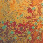 Patina Malachit Laminate Copper - Unique Art - NuMetal - #C414