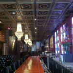 Laurel Wreath – Faux Tin Ceiling Tile – #210 - Installed at "Rosewood Bar" - Philadelphia, Pennsylvania, USA