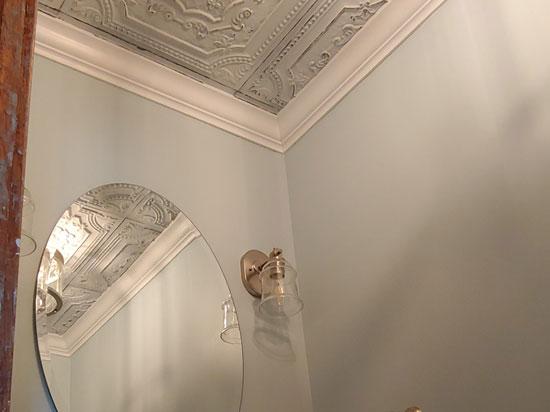 Elizabethan Shield Faux Tin Ceiling Tile 24 in x 24 in – #DCT 04