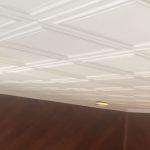 Line Art Glue-up Styrofoam Ceiling Tile 20 in x 20 in – #R 24