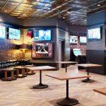 Banker's Hours - Faux Tin Ceiling Tile - 24 in x 24 in - #224 - Installed at Golden Circle Sports Bar - Las Vegas, Nevada, USA